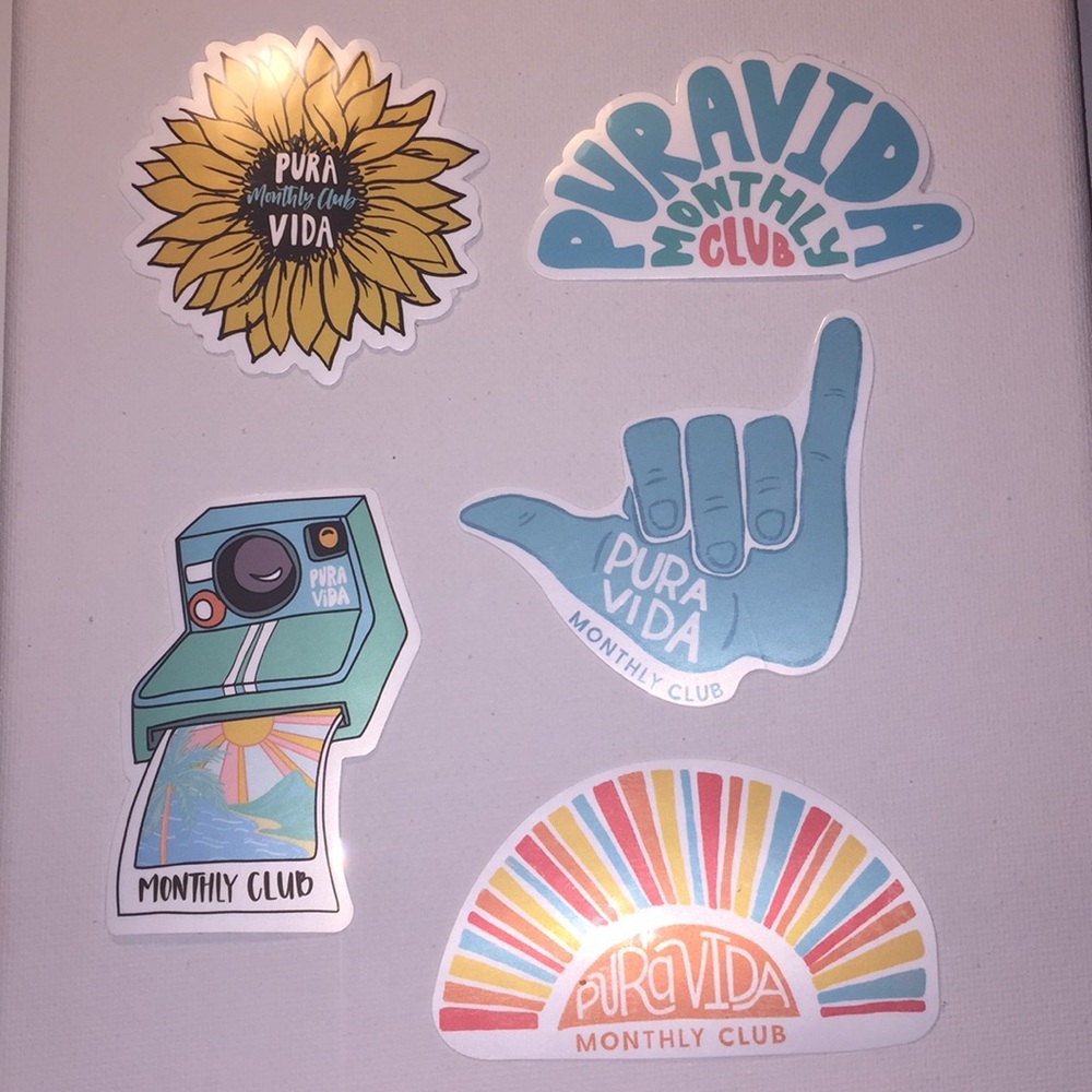 Pura Vida stickers
